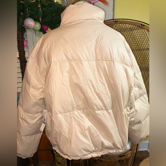 Karen Kane NWT Puffer Jacket Eggshell Size XL - Picture 12 of 14